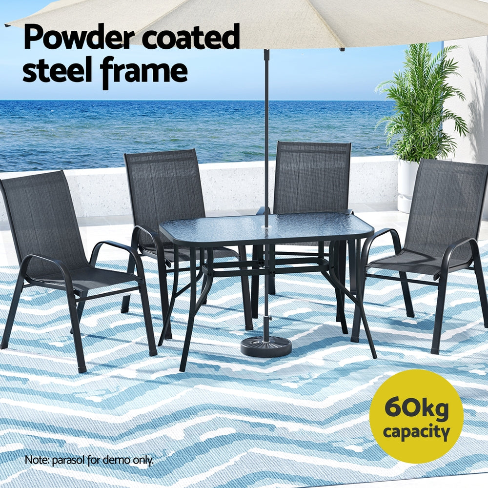 Gardeon 5PC Elegant Outdoor Dining Set