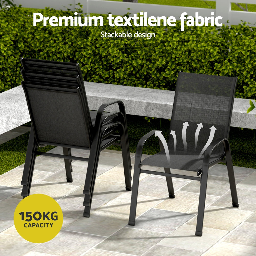 Gardeon 5PC Elegant Outdoor Dining Set