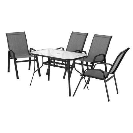 Gardeon 5-Piece Elegant Outdoor Dining Set