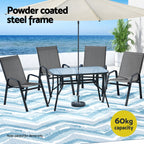 Gardeon 5-Piece Elegant Outdoor Dining Set