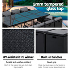 Gardeon 13-Piece Premium Outdoor Dining Set