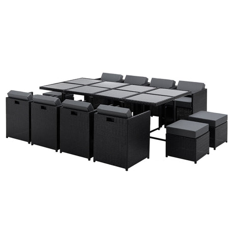Gardeon 13-Piece Premium Outdoor Dining Set