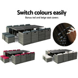 Gardeon Elegant 13-Piece Outdoor Dining Set