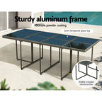 Gardeon Elegant 13-Piece Outdoor Dining Set