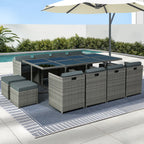 Gardeon Elegant 13-Piece Outdoor Dining Set