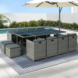 Gardeon Elegant 13-Piece Outdoor Dining Set