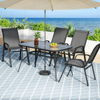 Gardeon 5PC Grey Outdoor Dining Set