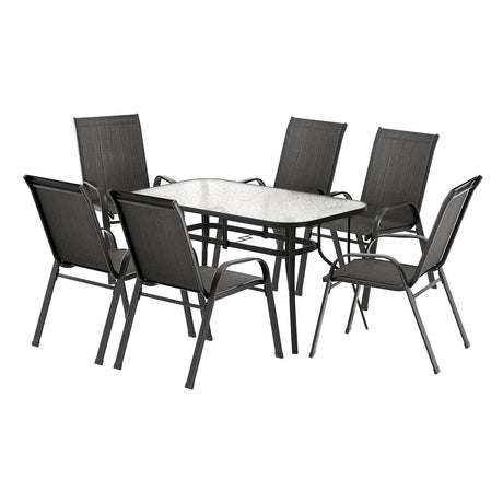 Gardeon 7PC Elegant Outdoor Dining Set