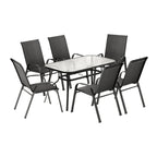 Gardeon 7PC Elegant Outdoor Dining Set