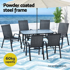 Gardeon 7PC Elegant Outdoor Dining Set