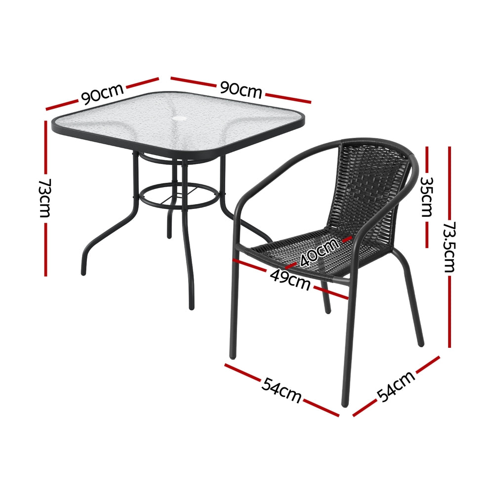 Gardeon 5-Piece Indoor/Outdoor Dining Set