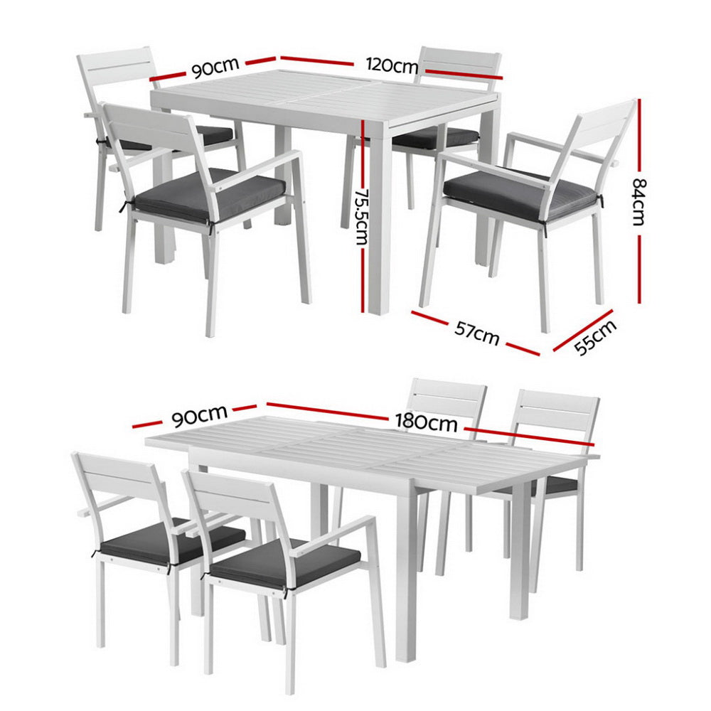 Gardeon 5-Piece Luxury Outdoor Dining Set