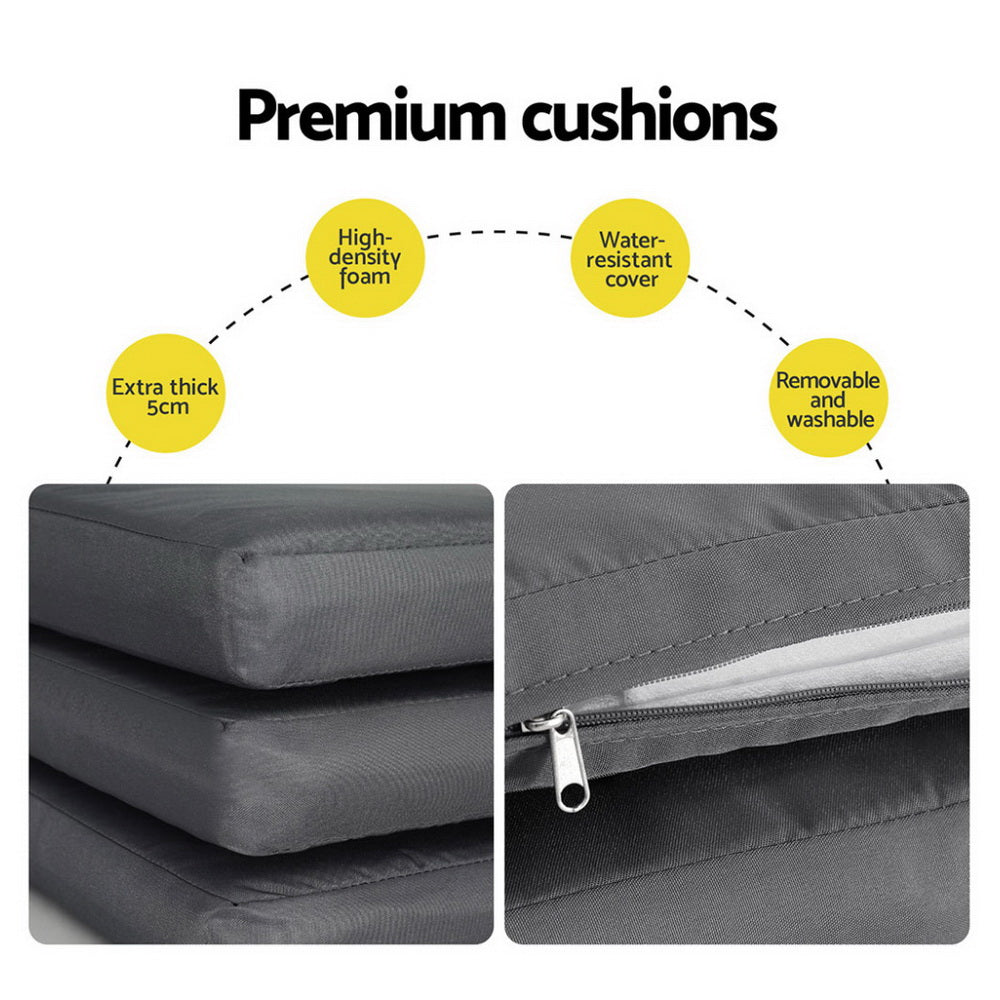 Gardeon 5-Piece Luxury Outdoor Dining Set