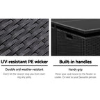 Gardeon 5-Piece Wicker Outdoor Dining Set