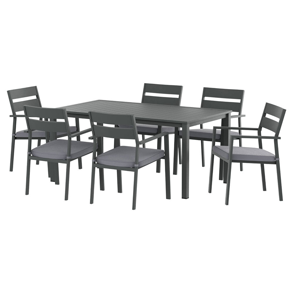 Gardeon 7-Piece Aluminum Outdoor Dining Set
