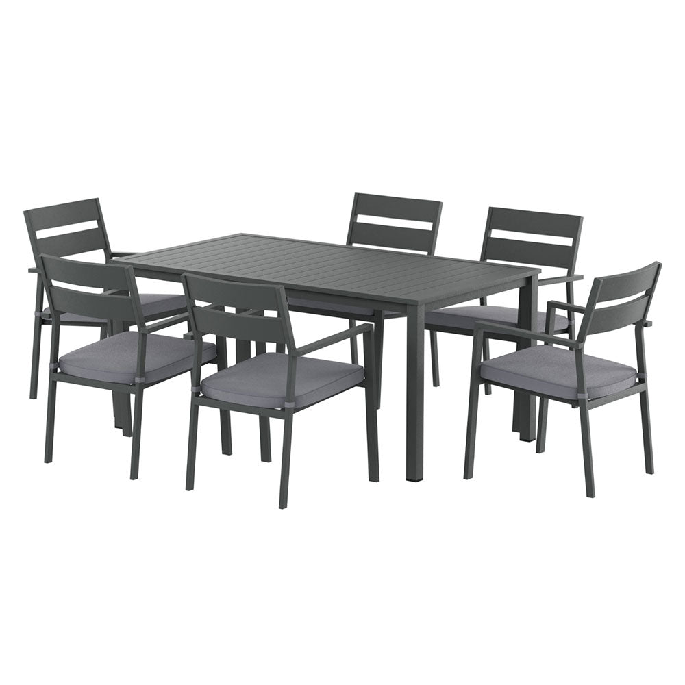 Gardeon 7-Piece Aluminum Outdoor Dining Set