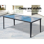 Gardeon 9-Piece Elegant Wicker Dining Set