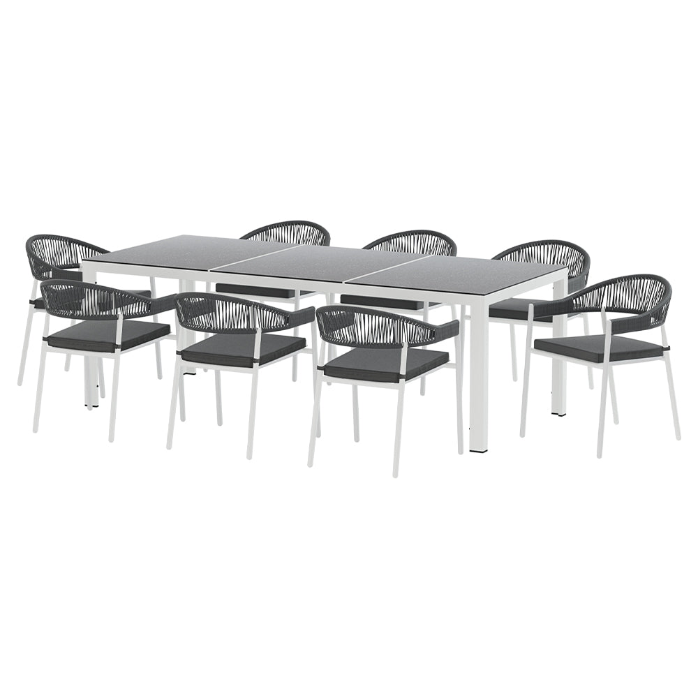 Gardeon Elegant 9-Piece Outdoor Dining Set