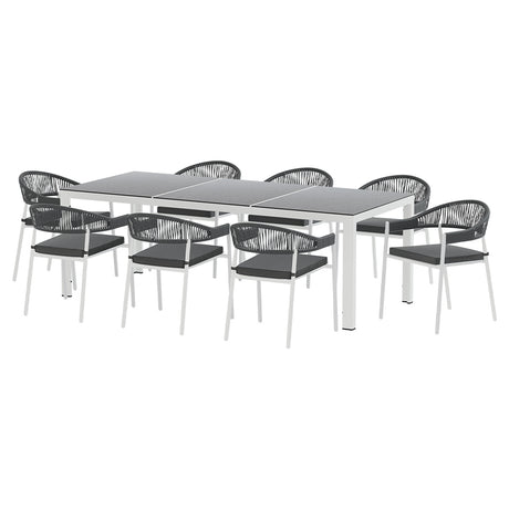 Gardeon Elegant 9-Piece Outdoor Dining Set