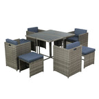 Gardeon 9-Piece Elegant Outdoor Dining Set