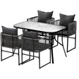 Gardeon 5-Piece Weather-Resistant Outdoor Dining Set