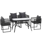 Gardeon 5-Piece Weather-Resistant Outdoor Dining Set