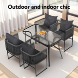 Gardeon 5-Piece Weather-Resistant Outdoor Dining Set