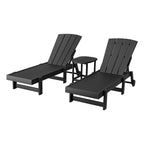 Gardeon 3-Piece Adjustable Outdoor Lounge Set