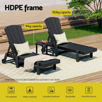 Gardeon 3-Piece Adjustable Outdoor Lounge Set