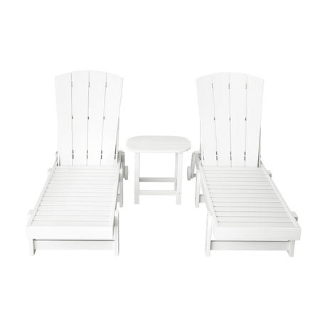 Gardeon 3-Piece Adjustable Outdoor Lounge Set