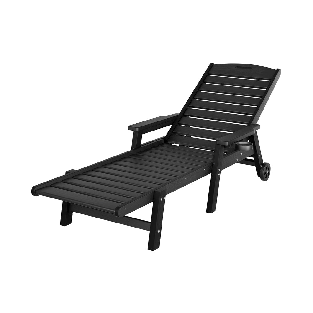 Gardeon Adjustable HDPE Sun Lounge Chair