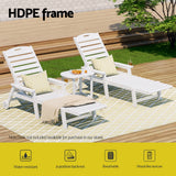 Gardeon Adjustable HDPE Sun Lounge Chair
