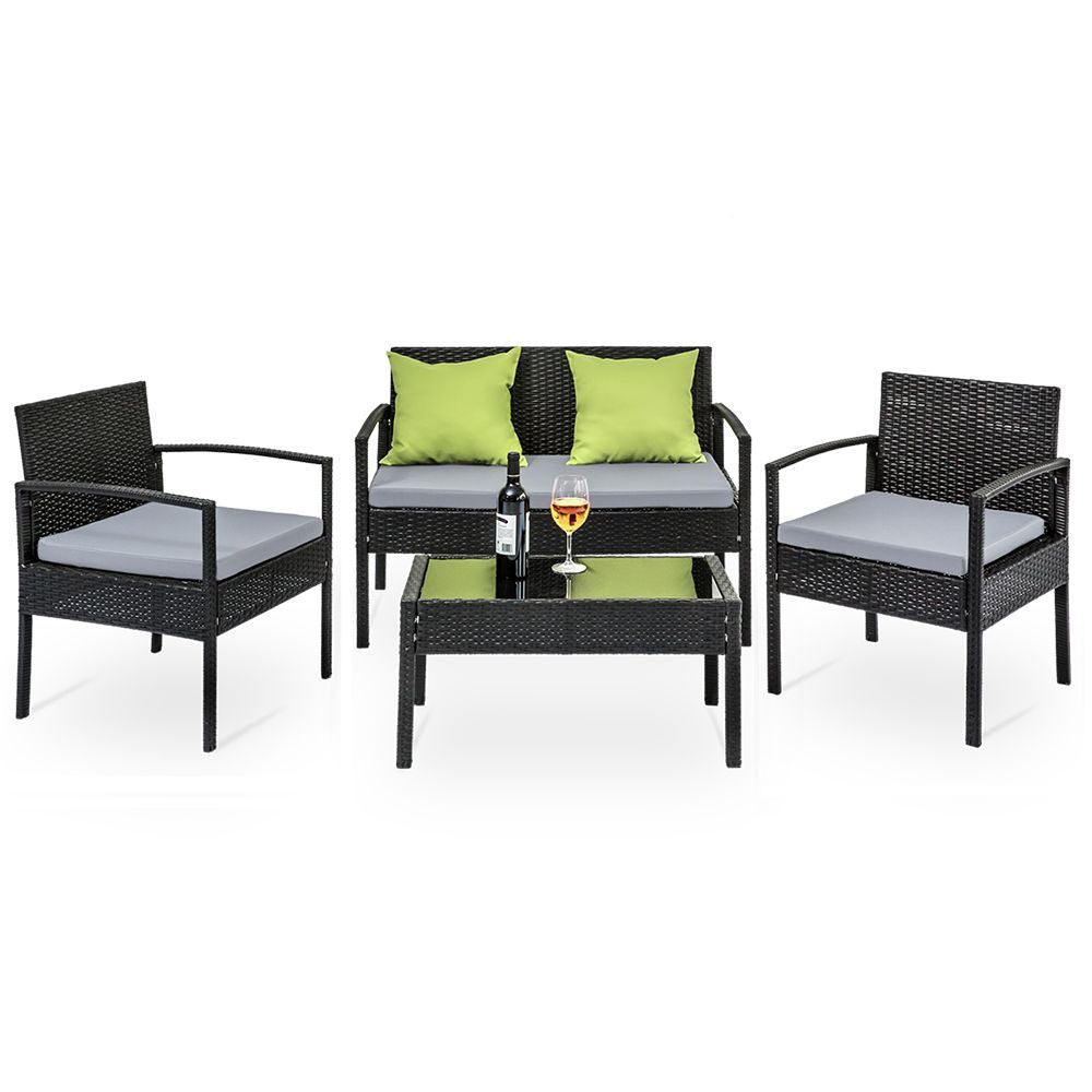Gardeon Elegant Outdoor Wicker Sofa Set