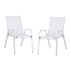 Gardeon Stackable Outdoor Dining Chair Set