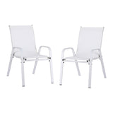 Gardeon Stackable Outdoor Dining Chair Set