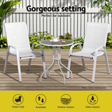 Gardeon Stackable Outdoor Dining Chair Set