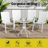 Gardeon Stackable Outdoor Dining Chairs Set