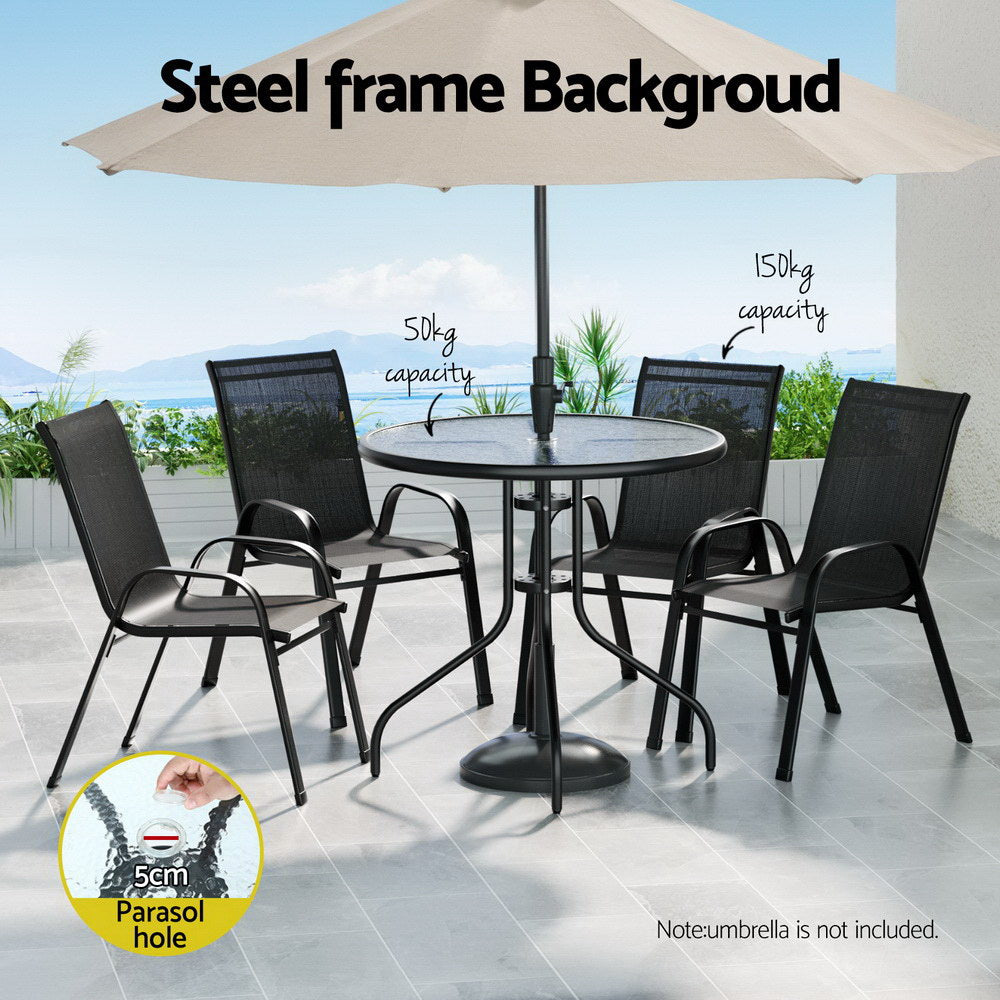 Gardeon Elegant Indoor/Outdoor Dining Set