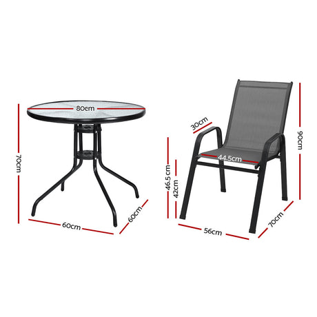 Gardeon Modern Outdoor Dining Set