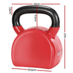 Everfit 24kg Kettlebell Weightlifting Bench Dumbbells Kettle Bell Gym Home