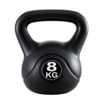 Everfit 8kg Kettlebell Set Weight Lifting Bench Dumbbells Kettle Bell Gym Home
