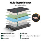 Giselle 18cm Green Tea & Cool Gel Mattress