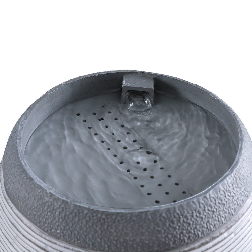 Solar-Powered Elegant Water Fountain Bird Bath