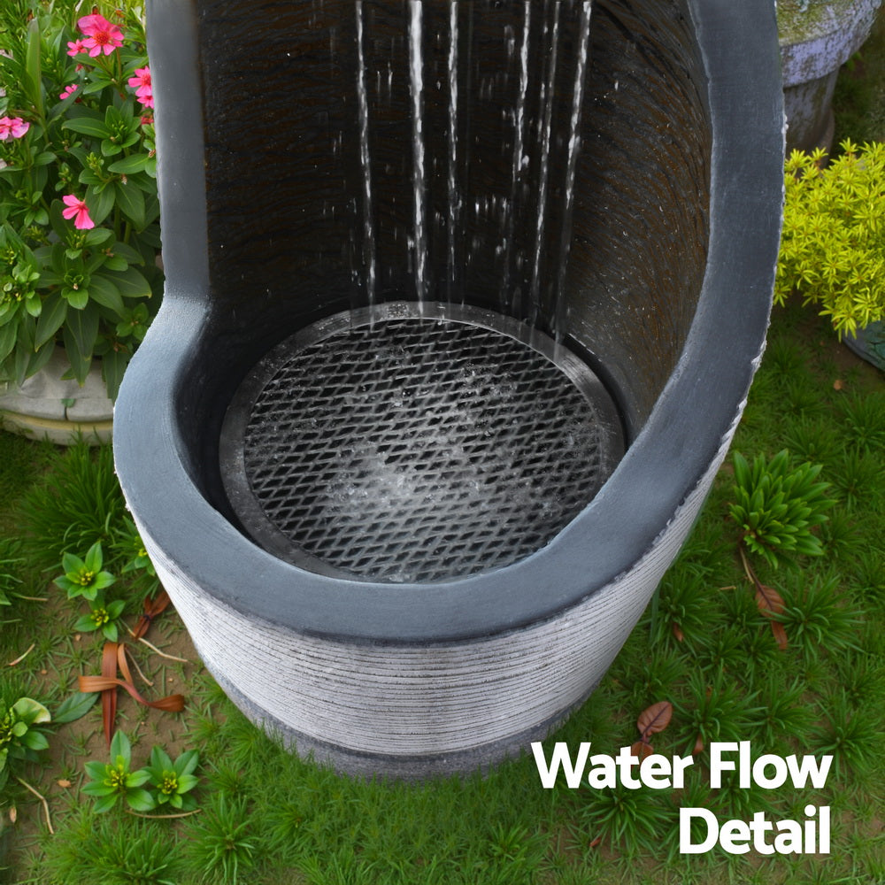 Solar-Powered Elegant Water Fountain Bird Bath