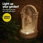 Elegant Solar Wall-Mounted Fountain 77CM