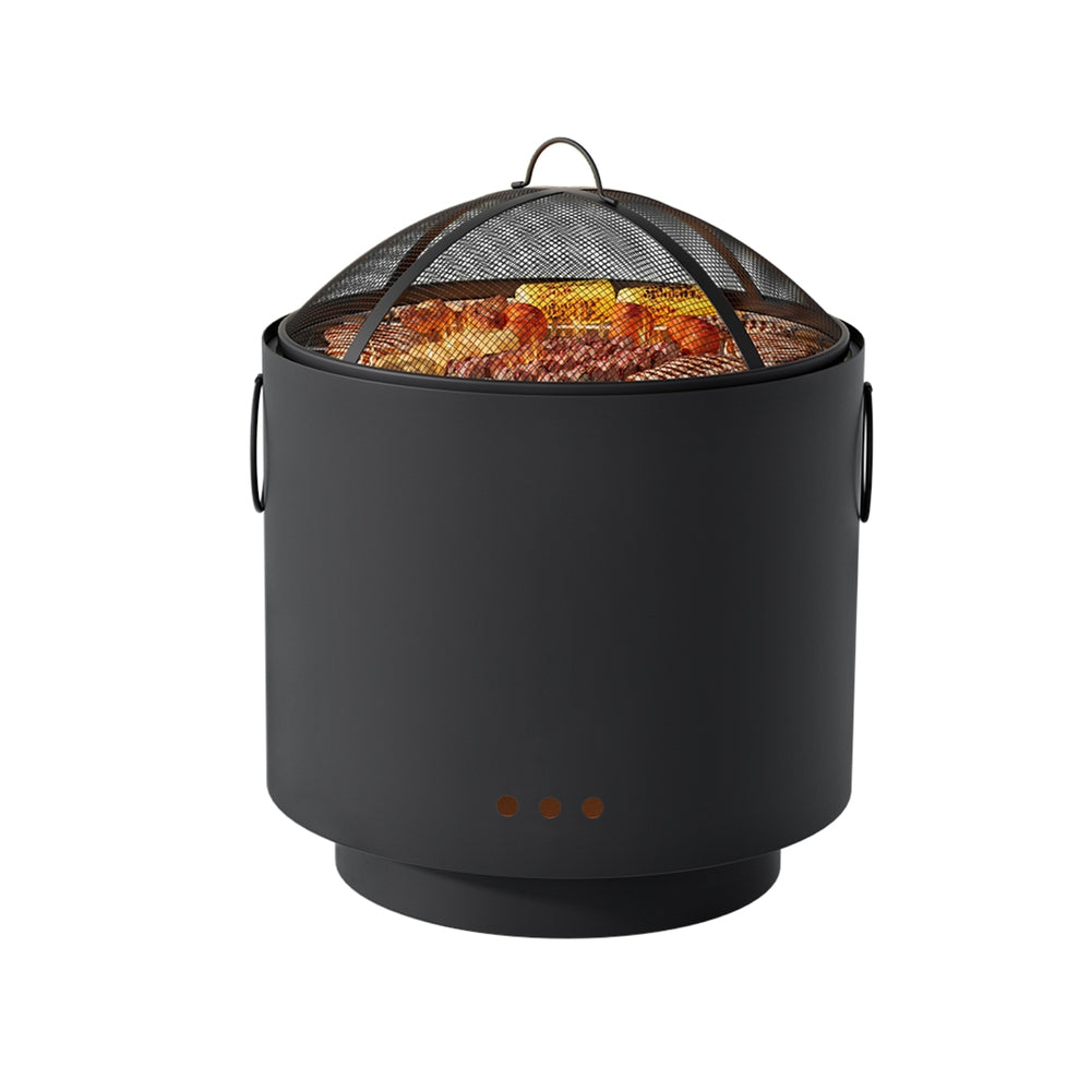 Portable Deep Bowl Outdoor Fire Pit BBQ