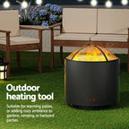 Portable Deep Bowl Outdoor Fire Pit BBQ