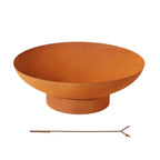 Elegant 80cm Iron Bowl Fire Pit