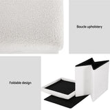 Artiss Janeska Stylish Ottoman Storage Foot Stool