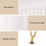 Artiss Velvet Round Ottoman with Storage